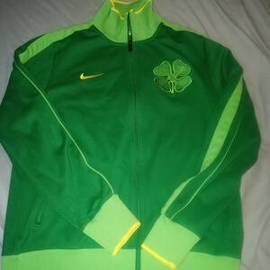 Vintage Nike Green Celtic Fc Track Jacket EUC size Large
